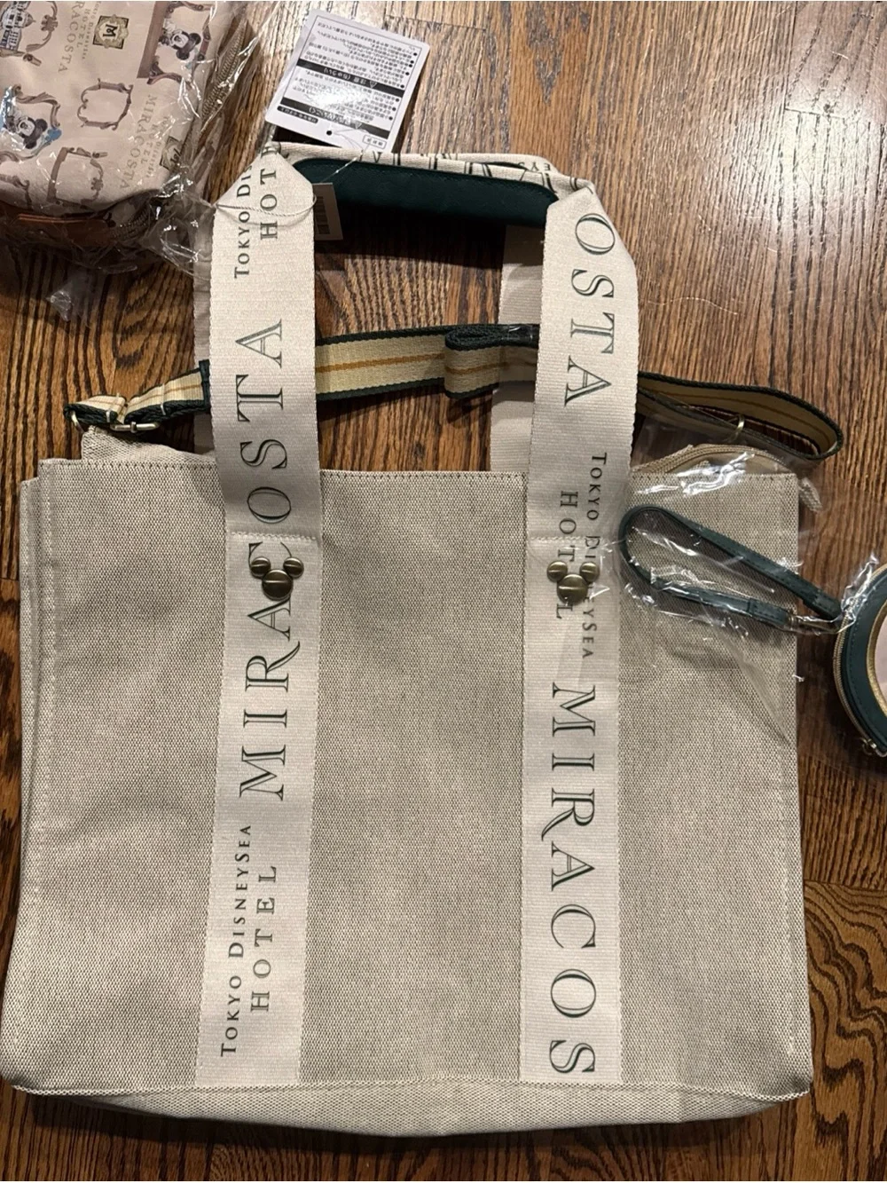 Brand New, In Hand Tokyo DisneySea Miracosta Tote Bag Set Disney